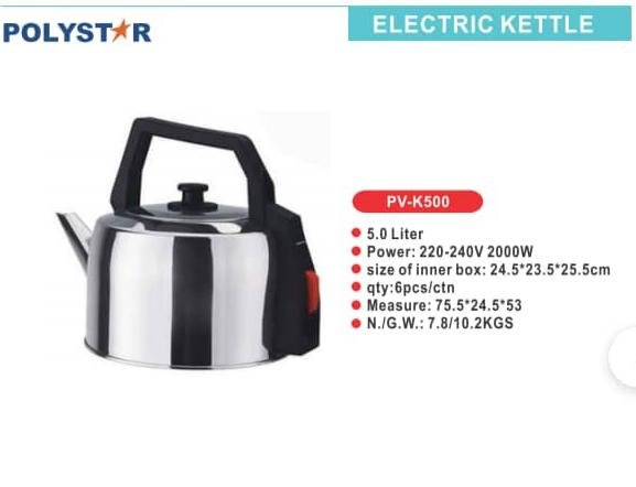 PLOYSTAR ELECTRIC KETTLE 5074 PLOYSTAR ELECTRIC KETTLE