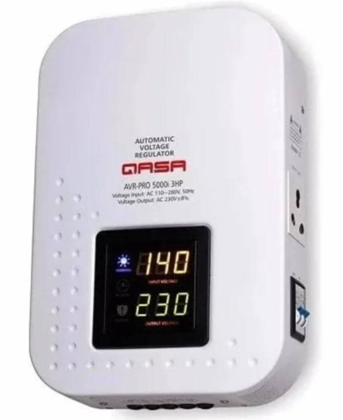 Qasa Wall mount 5KVA a17af281-cc45-490e-9943-9ef89c899134 QASA Automatic Voltage Regulator Stabilizer For Ac- 5000w