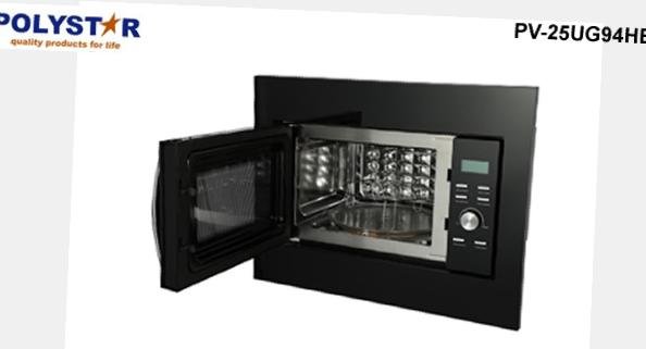 Polystar 25 Liters Built-in Microwave Oven | PV-25UG94HB