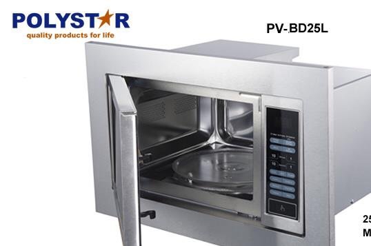 Polystar 25 Liters Built-In Stainless Steel Microwave | PV-BD25L