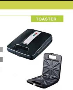 Polystar 4 slice Sandwich Maker | PVKL-SM604B4