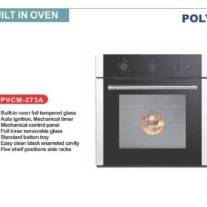 Polystar 65L Built-In Dual Oven Electric and Gas Oven | PVCM-273A