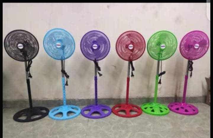 Bianco Adjustable Portable Small Standing Fan(multi Color)