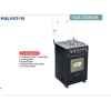 Polystar 3 Gas + 1 Electric Hot Plate Standing Gas Cooker PV-BS50G3H1