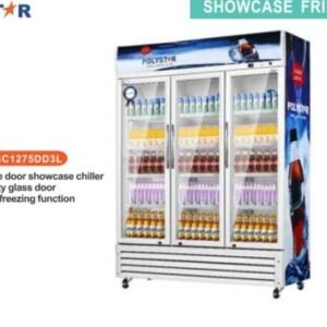 Polystar Triple Door Showcase Fridge | PV-SC1275DD3L