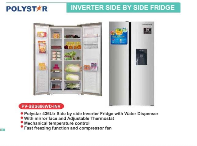 WhatsApp Image 2023-06-26 at 4.13.37 PM Polystar 436ltrs Side By Side Inverter Refrigerator With Water Dispenser | PV-SBS665WL-INV