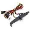 cooling 3 Channels PC Cooling Fan Speed Controller Governor Bracket 12V