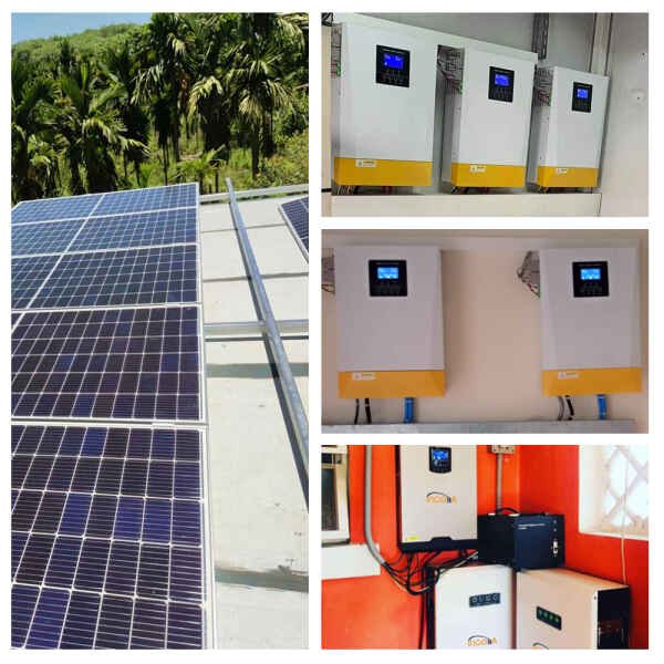 SMKSOLAR 3.5KVA 24V Hybrid Inverter With Inbuilt 100A MPPT Controller
