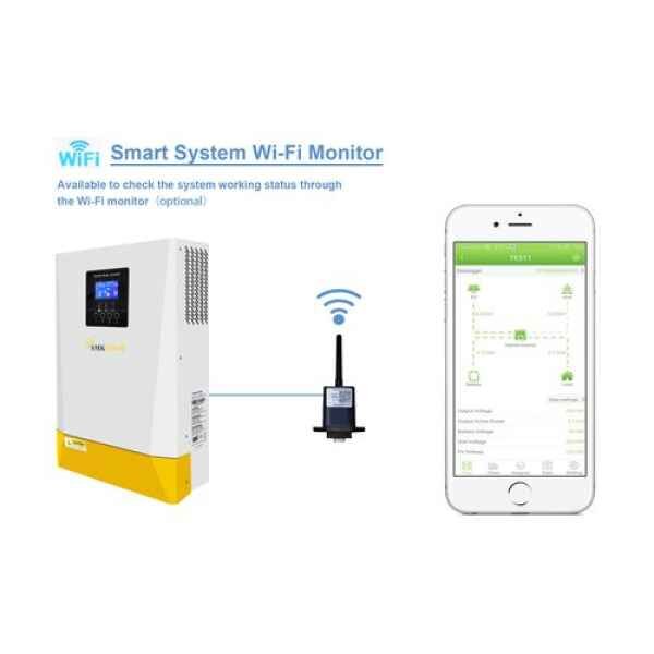 SMKSOLAR 3.5KVA 24V Hybrid Inverter With Inbuilt 100A MPPT Controller