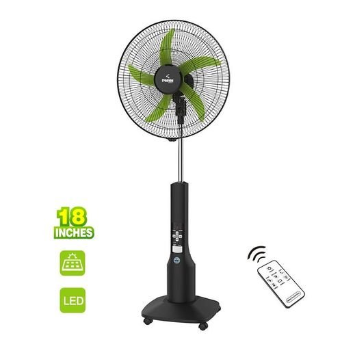 IWIN ENERGY 18 Inches Rechargeable Solar AC&DC Standing Fan