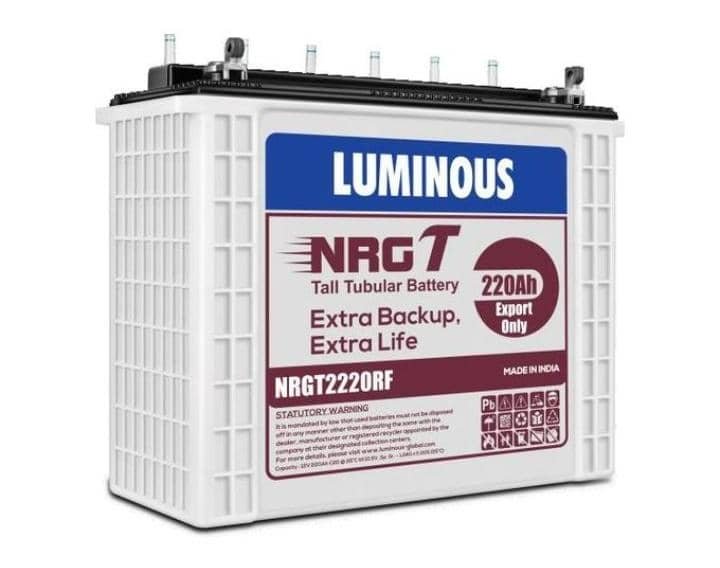 Luminous 220AH/12V Wet Cell Tall Tubular Battery