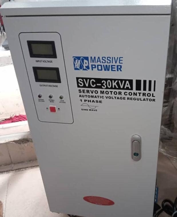 Massive  Industrial 30kVA Single Phase Stabilizer - 30kVA Servo Stabilizer