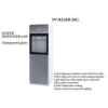 Polystar Water Dispenser With Fridge And Freezer Pv-r2-jxr-18g