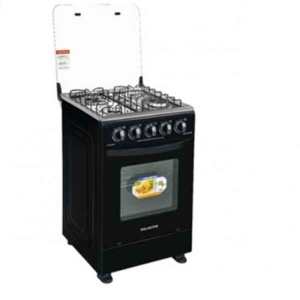 Polystar 4 Burner Standing Gas Cooker With Oven Grill Auto Ignition