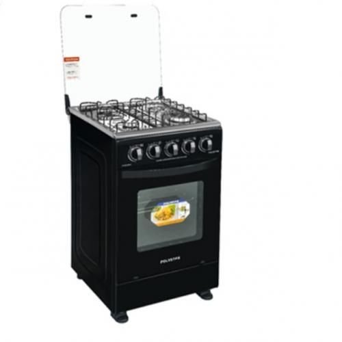 Polystar 4 Burner Standing Gas Cooker With Oven Grill Auto Ignition