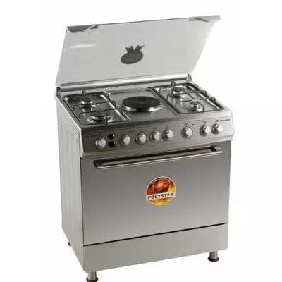 Polystar 4+1 Standing Gas Cooker with Oven | PVFS-80G1