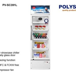Polystar Showcase Fridge | PV-SC391L