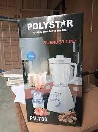 Polystar 2 in 1 Plastic Blender with 100% pure copper Pv-780