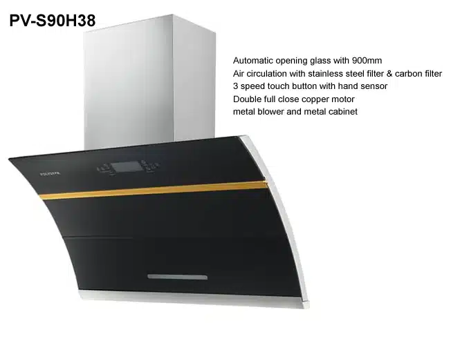 POLYSTAR DIGITAL AUTOMATIC RANGEHOOD PV-S90H38