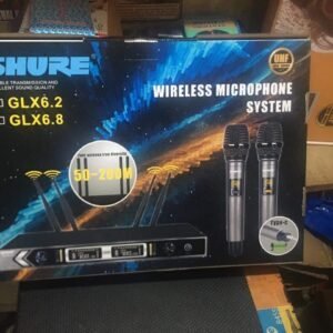 Black spider wireless microphone