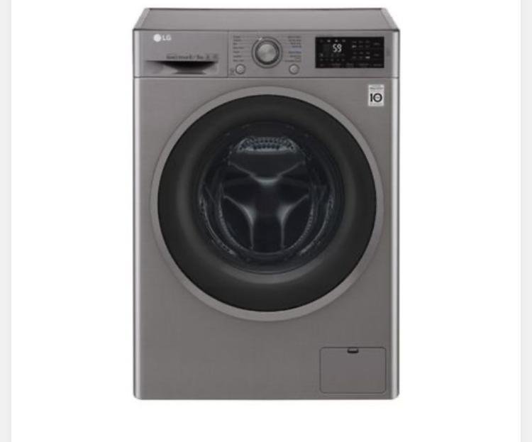 LG Washing Machine 2 In 1 Washer (9KG), Dryer (5KG) Silver