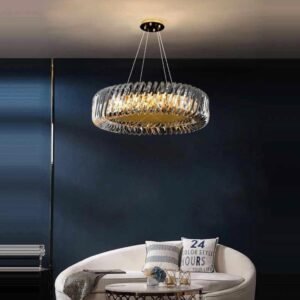 Chandelier Crystal LED Light Fixture Lustre Home Decoration Luxury Décor for Bedroom Hanging Lamps for Ceiling
