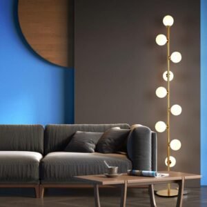 Contemporary Floor Lamp Modern Glass Ball Standing Lamp Bedside Lights Home Décor Lighting Fixtures Nordic Bedroom Floor Lamps