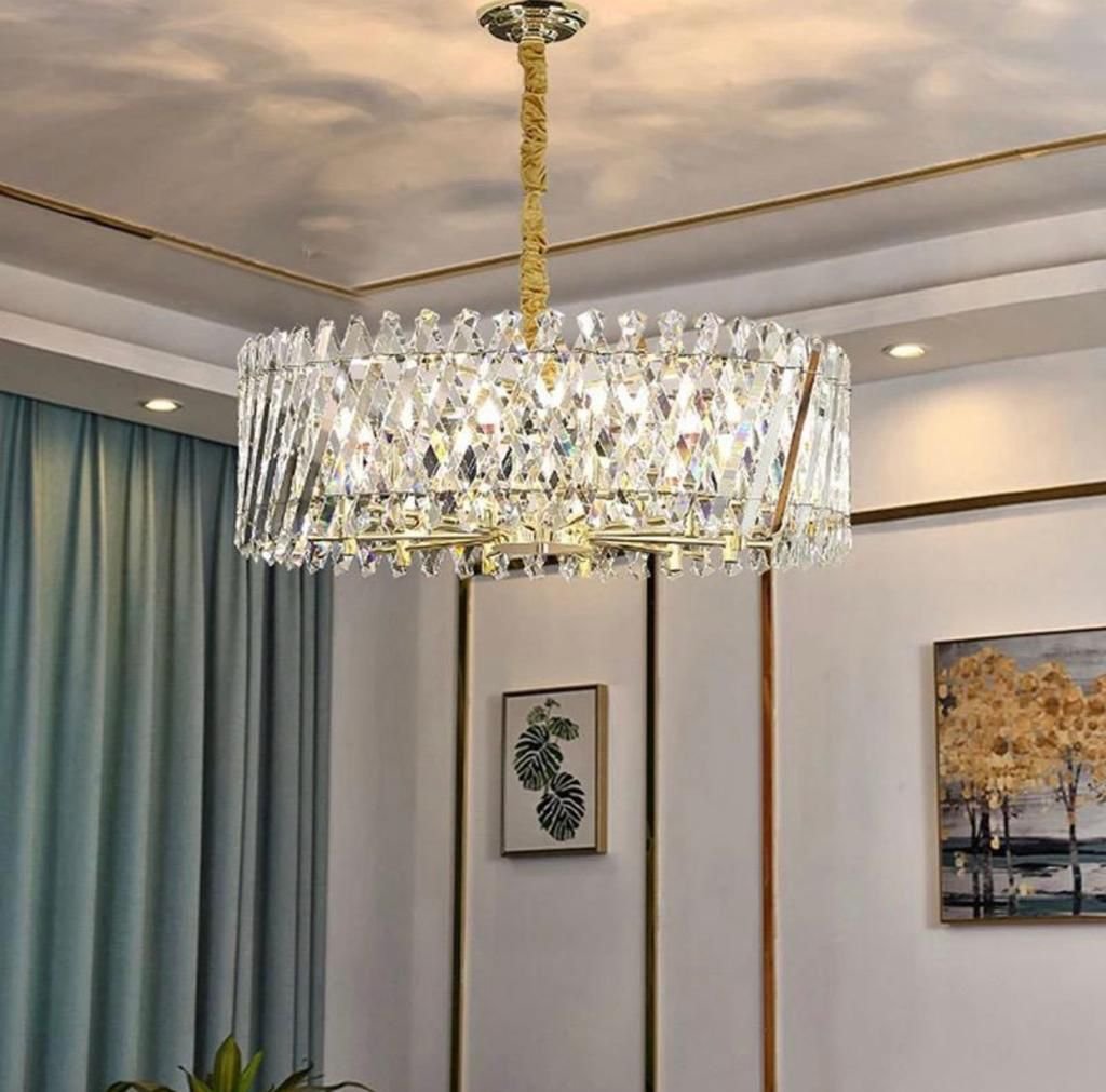 Crystal Pendant Lamps Modern Industrial Kitchen Dining room Lamp Luxury Led Pendant Light For Bedroom Loft lamps suspenders