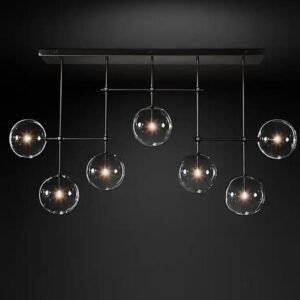 Postmodern LED chandelier ceiling living room hanging lights home fixtures Nordic dining room pendant lamps Glass ball lighting