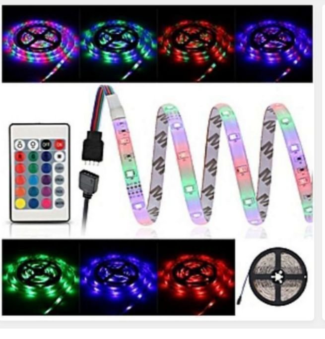 WhatsApp Image 2023-07-12 at 8.21.24 AM 5M RGB LED Home Decor Tape / Strip Light With Remote Control