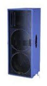 Black Spider BS-325 Full Range Passive Double Speaker – Blue