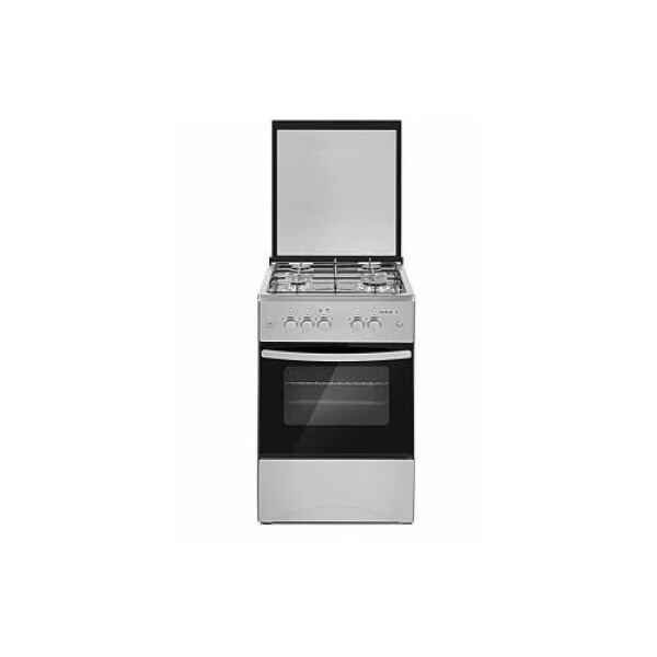 Maxi 4 Burner INOX Gas Cooker 50*50 Ignition | MAXI 50504B INOX