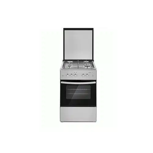 Maxi 4 Burner INOX Gas Cooker 50*50 Ignition | MAXI 50504B INOX