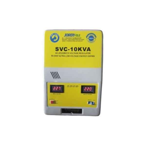 10kVa Single Phase JDE 80v - 260v Wall Mount Jordy-Ele Servo Central Stabilizer