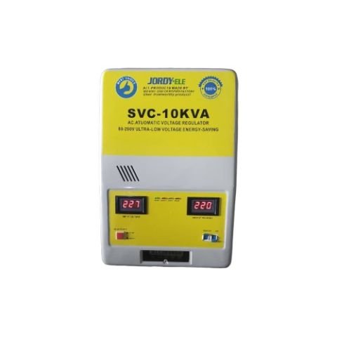 10kVa Single Phase JDE 80v - 260v Wall Mount Jordy-Ele Servo Central Stabilizer